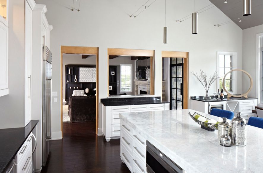 White Kitchen With White Countertops Design Ideas Remodeling
